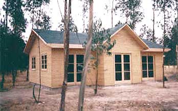 Plano de cabaña de 60 m2 (con medidas)