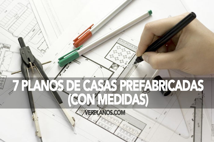 7 planos de casas prefabricadas de línea económica