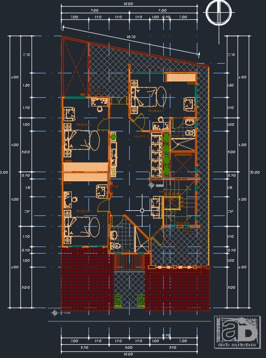 plano de casa segundo piso vista previa