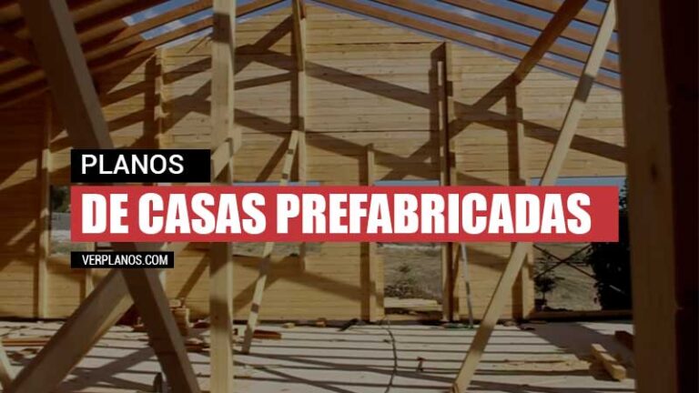Cinco planos de casas prefabricadas con medidas gratis