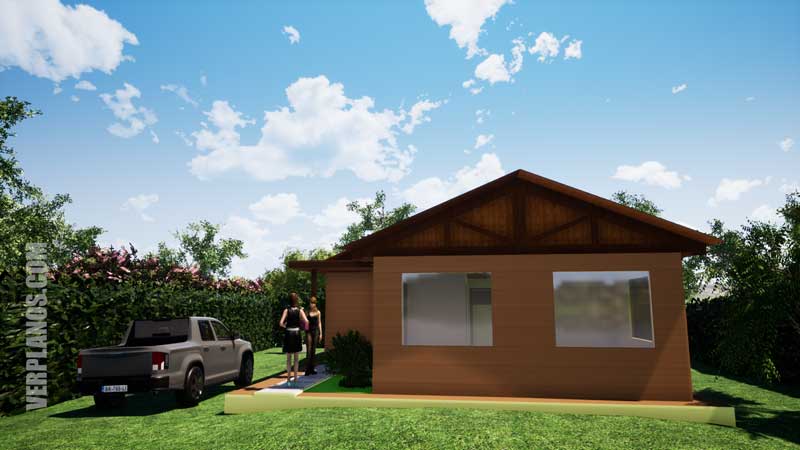 Vista previa plano de casa de campo 1