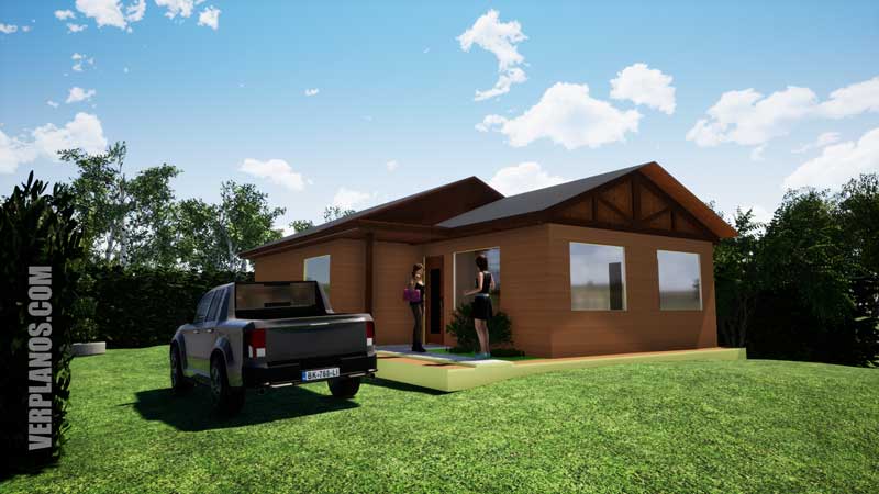 Vista previa plano de casa de campo 3