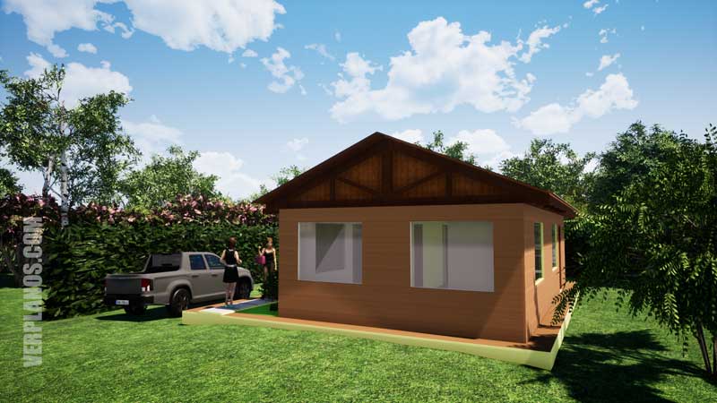 Vista previa plano de casa de campo 4