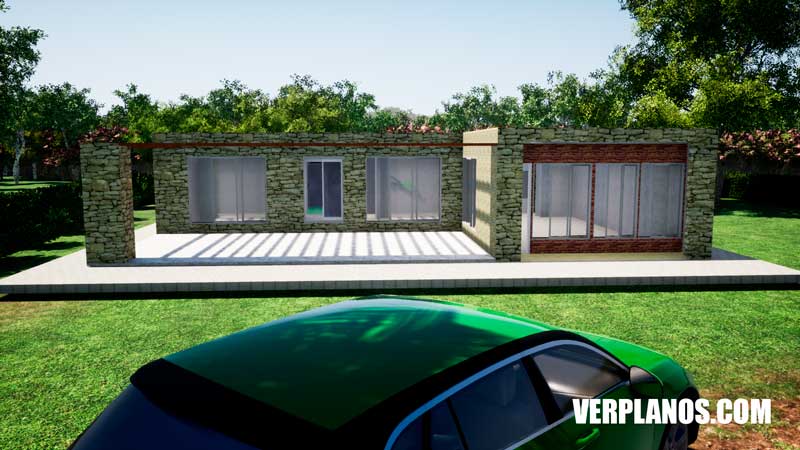 Vista previa plano de casa 3d  1