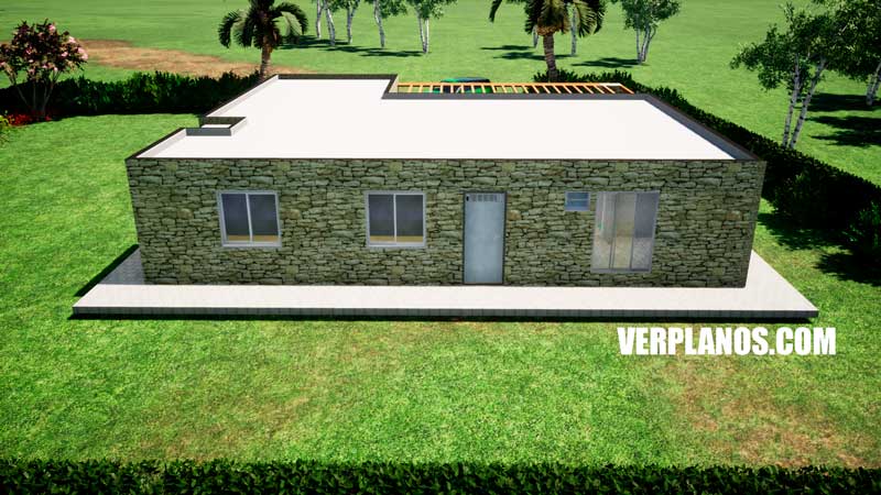 Vista previa plano de casa 3d  4