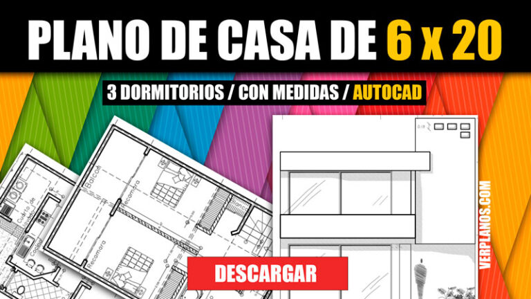 Descargar plano de casa para sitio angosto