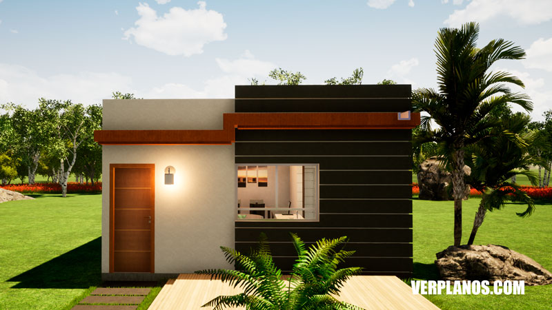 Vista previa fachada plano de casa