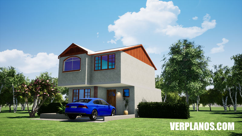 Fachada plano de casa 1