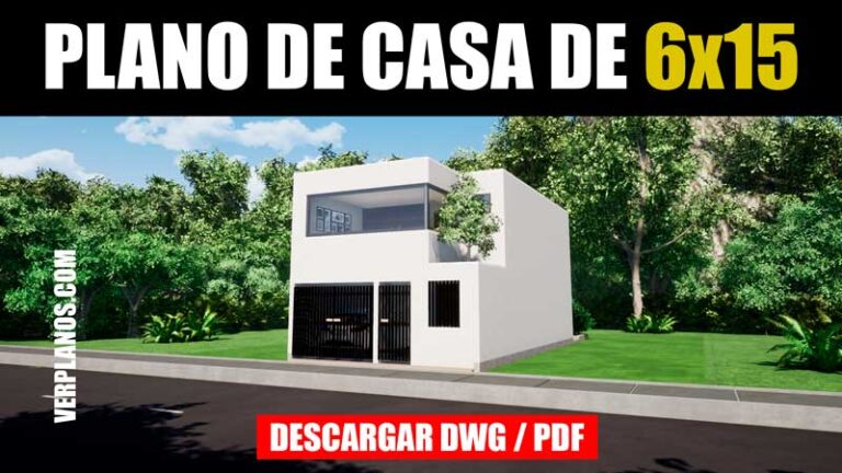 plano de casa moderna con medidas descargar gratis dwg y pdf para ver sus medidas gratis dwg