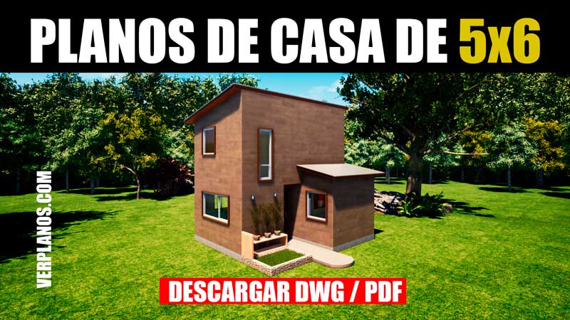planos de casa economica gratis descargar dos pisos dos dormitorios dwg para autocad pdf
