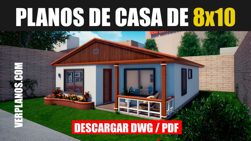 Planos de casa para descargar casa economica 1 piso y 3 dormitorios