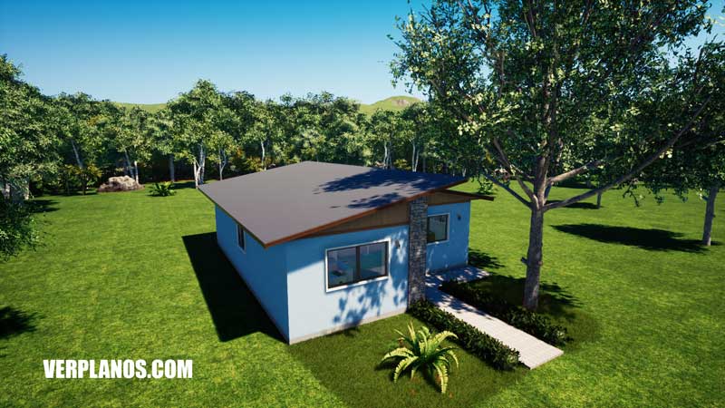 Vista previa fachada planos de casa