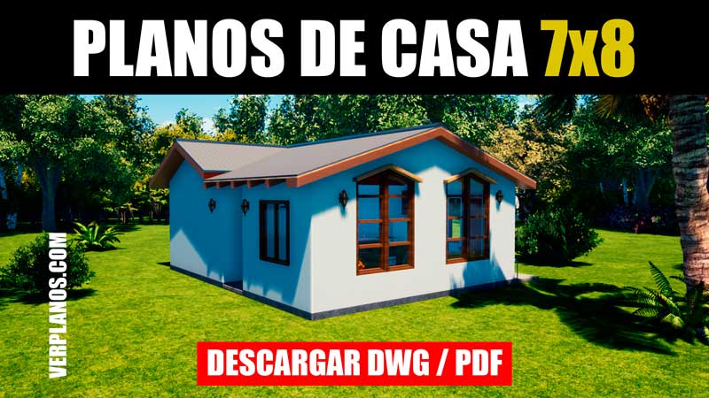 planos gratis de casa economica con medidas dwg autocad pdf