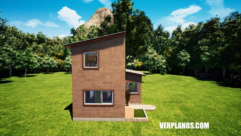 Vista previa fachada plano de casa