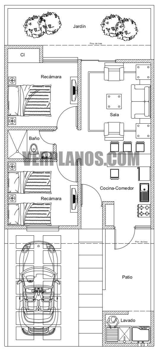 vista previa plano de casa