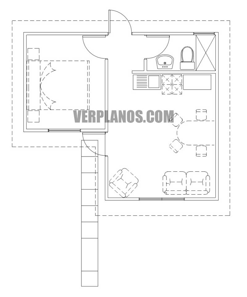 Vista previa plano de casa