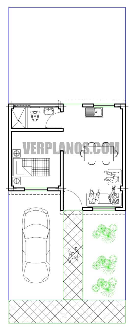 Vista previa plano de casa