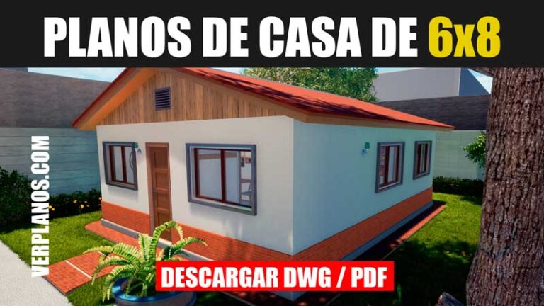 descargar plano de casa econmico con medidas en formato dwg para autocad gratis