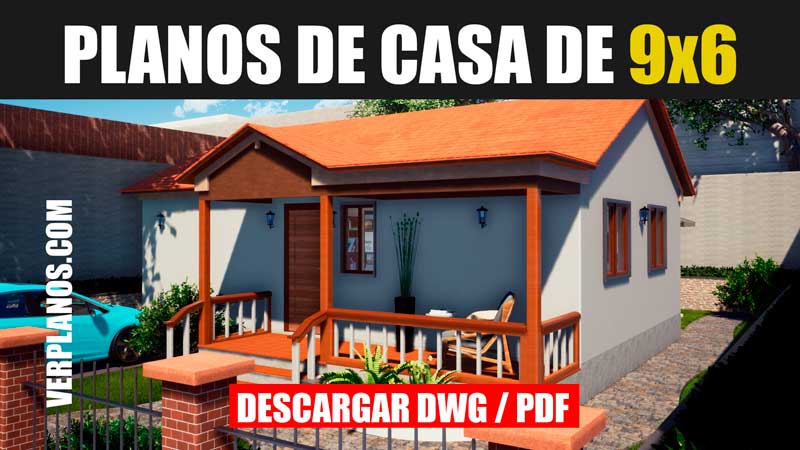 descargar plano de casa economica con medidas en dwg para autocad gratis
