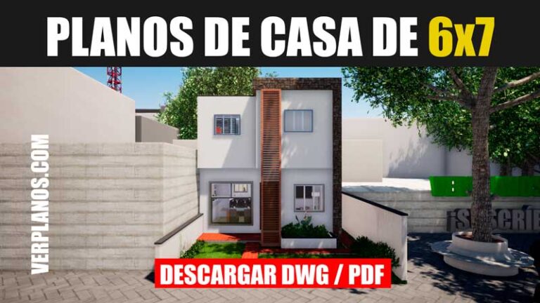planos de casa gratis con medidas de 2 pisos con 3 dormitorios dwg y pdf