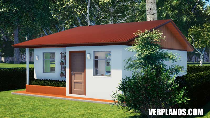 vista previa facahda plano de casa