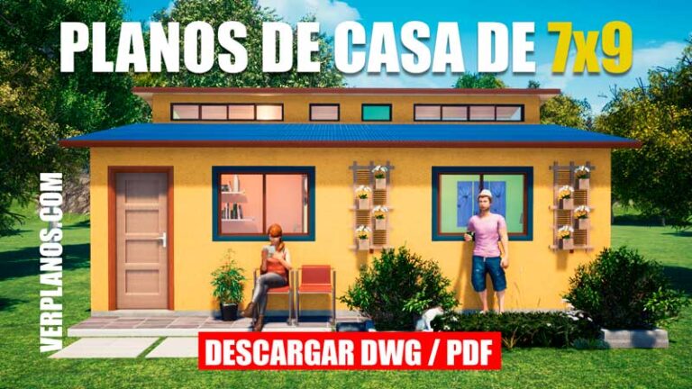Plano de casa gratis pequeña