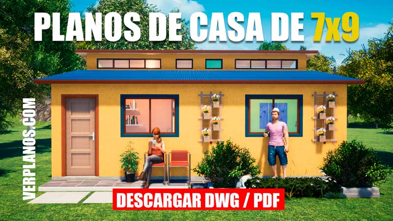 Plano de casa gratis pequeña