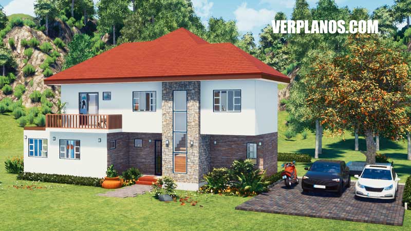 fachada plano de casa