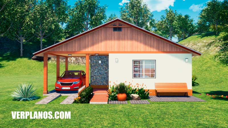 fachada plano de casa