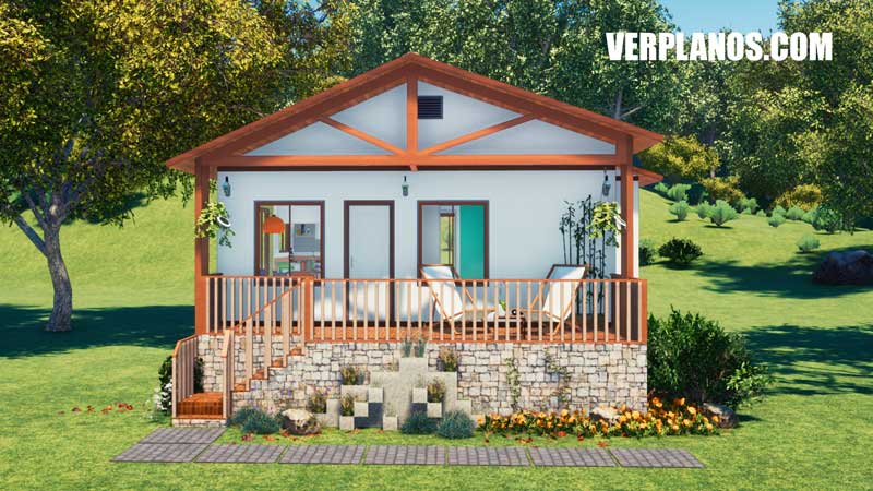 fachada plano de casa