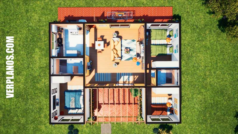 planta plano de casa