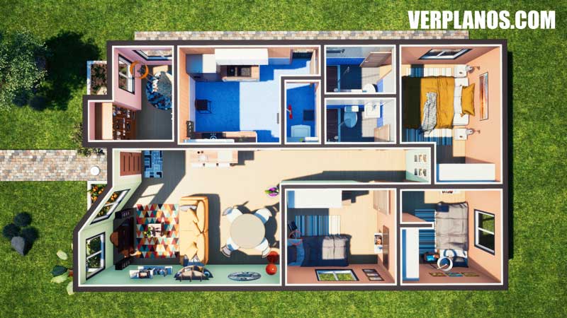 vista previa planta plano