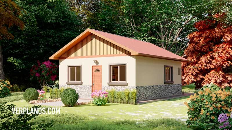 Plano de casa fachada