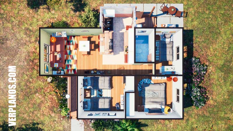 Plano de casa planta