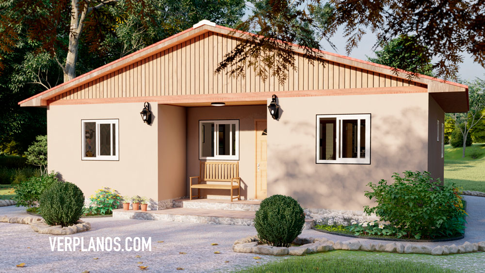 Fachada plano de casa vista previa