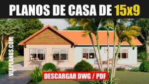 Plano de Casa de campo ¡GRATIS! 3 dormitorios