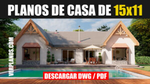 Planos de casas con medidas en Autocad ¡Gratis!