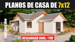 Económica y Pequeña Idea de Casa con 3 Dormitorios