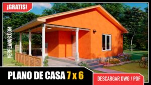Plano de Casa Pequeña ¡Súper Económica! (DWG / PDF)