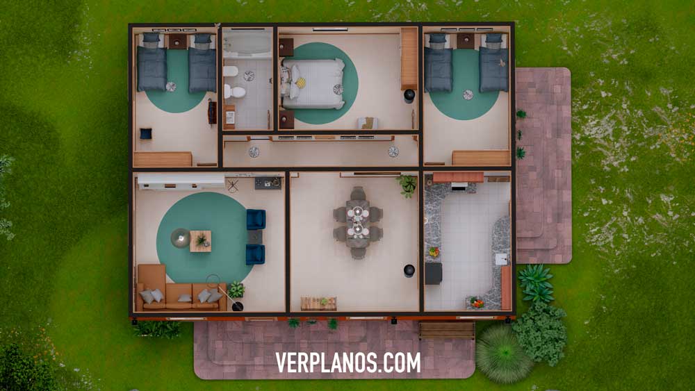 Vista previa de su planta del plano de casa