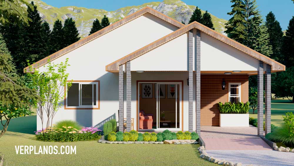 Vista previa de su elevación principal o fachada