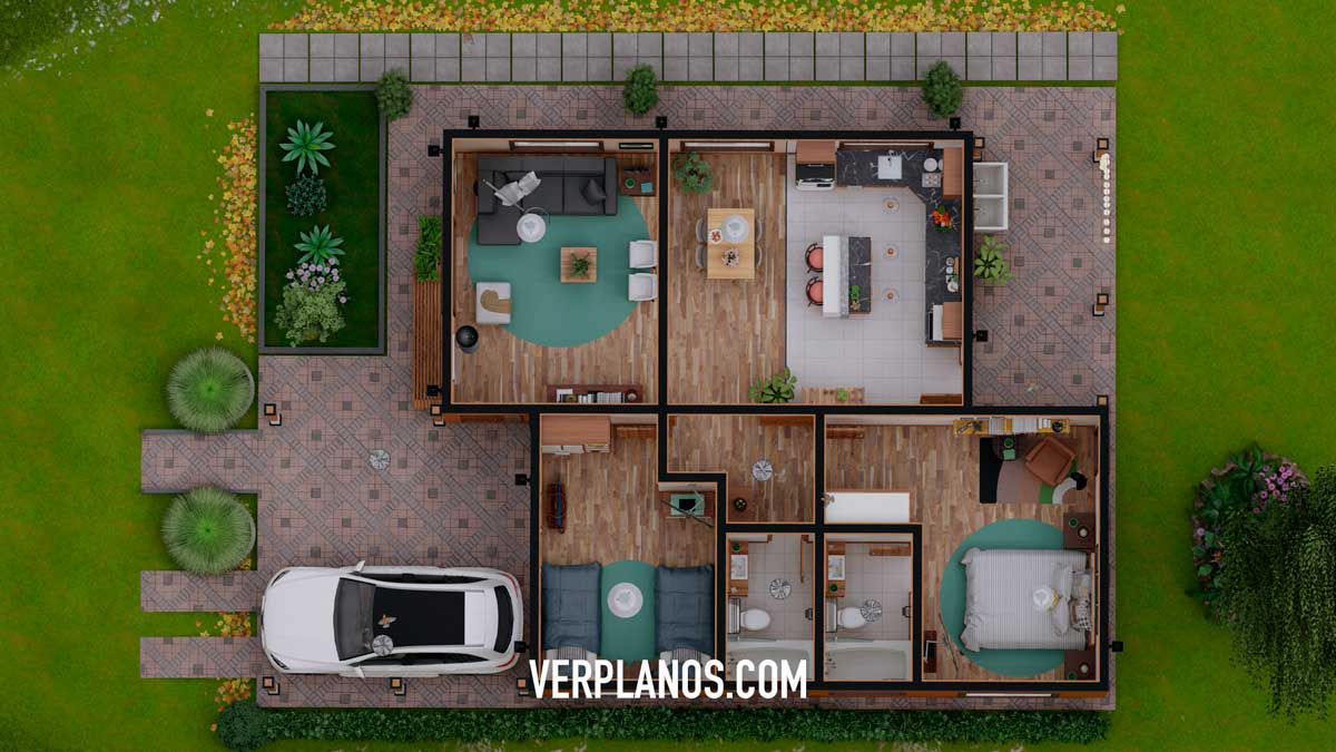 Vista previa de su planta plano de casa gratis