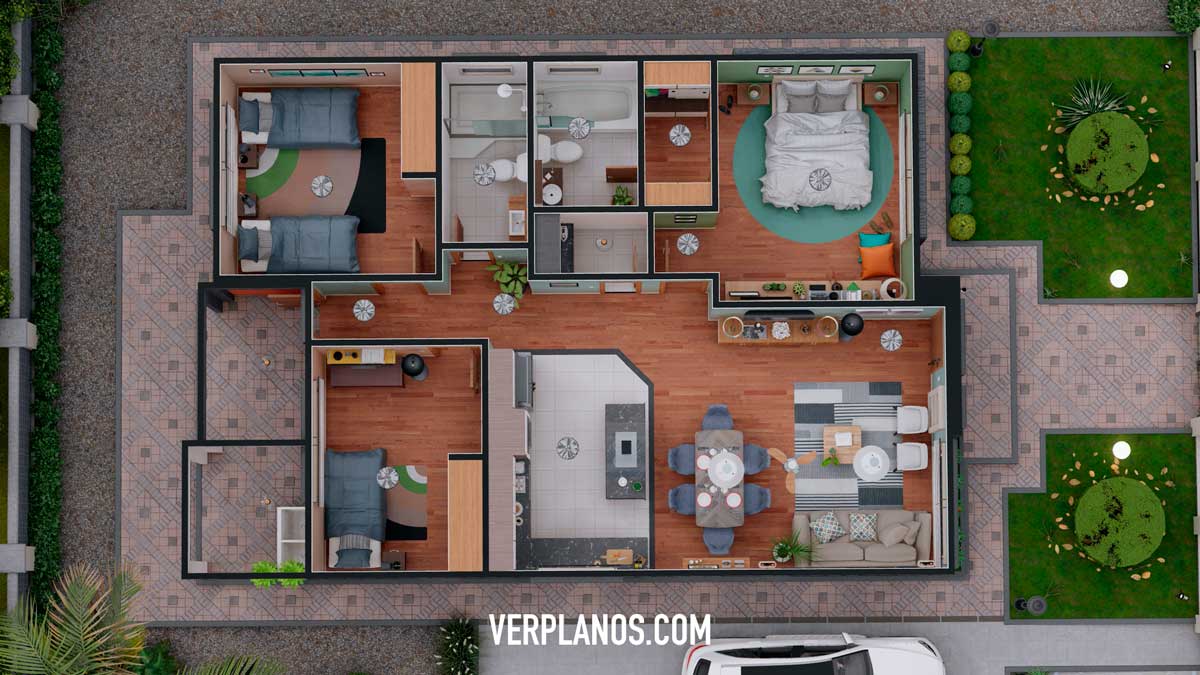 Vista previa de su vista en planta