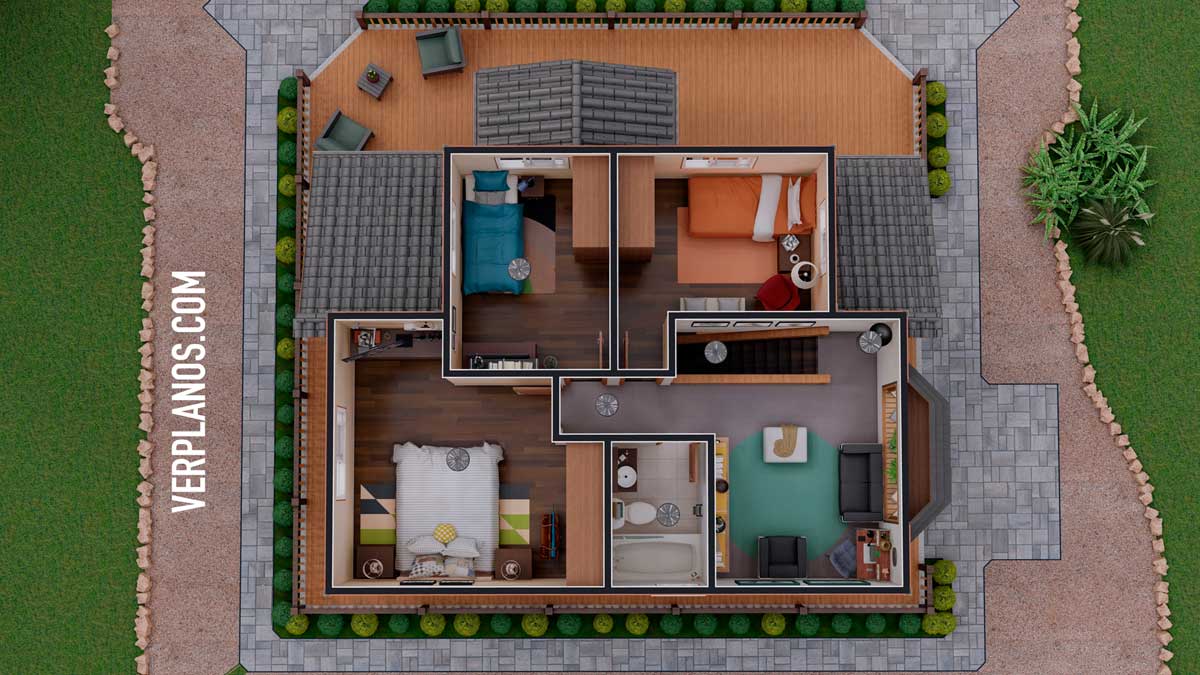 Vista previa planta segundo piso