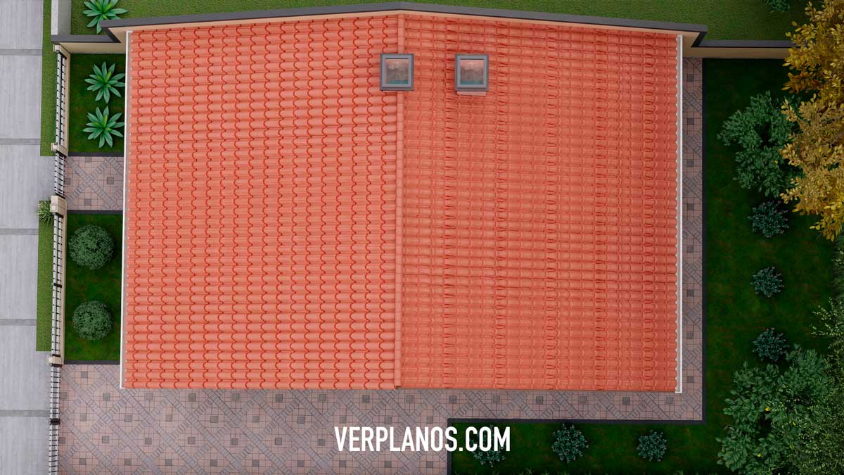 Vista previa planta de techo