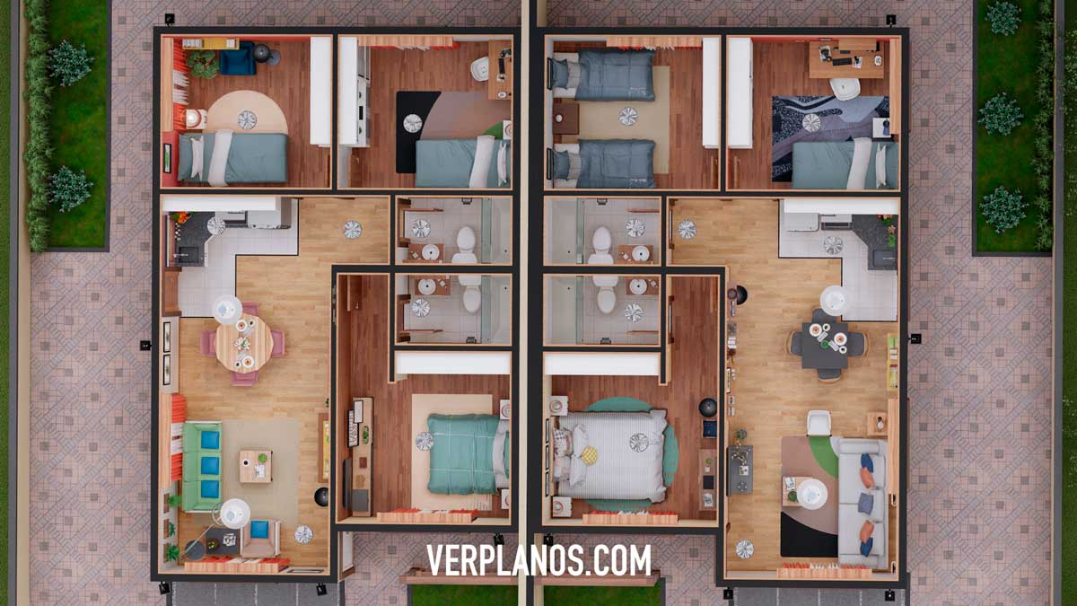 Vista previa de su planta en conjunto