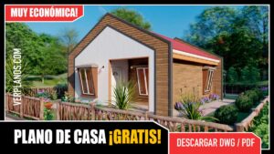 Acogedora Idea de Plano de Casa Pequeña y Económica