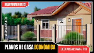 Idea de Plano de Casa con 3 Dormitorios y 2 Baños (Descargar)