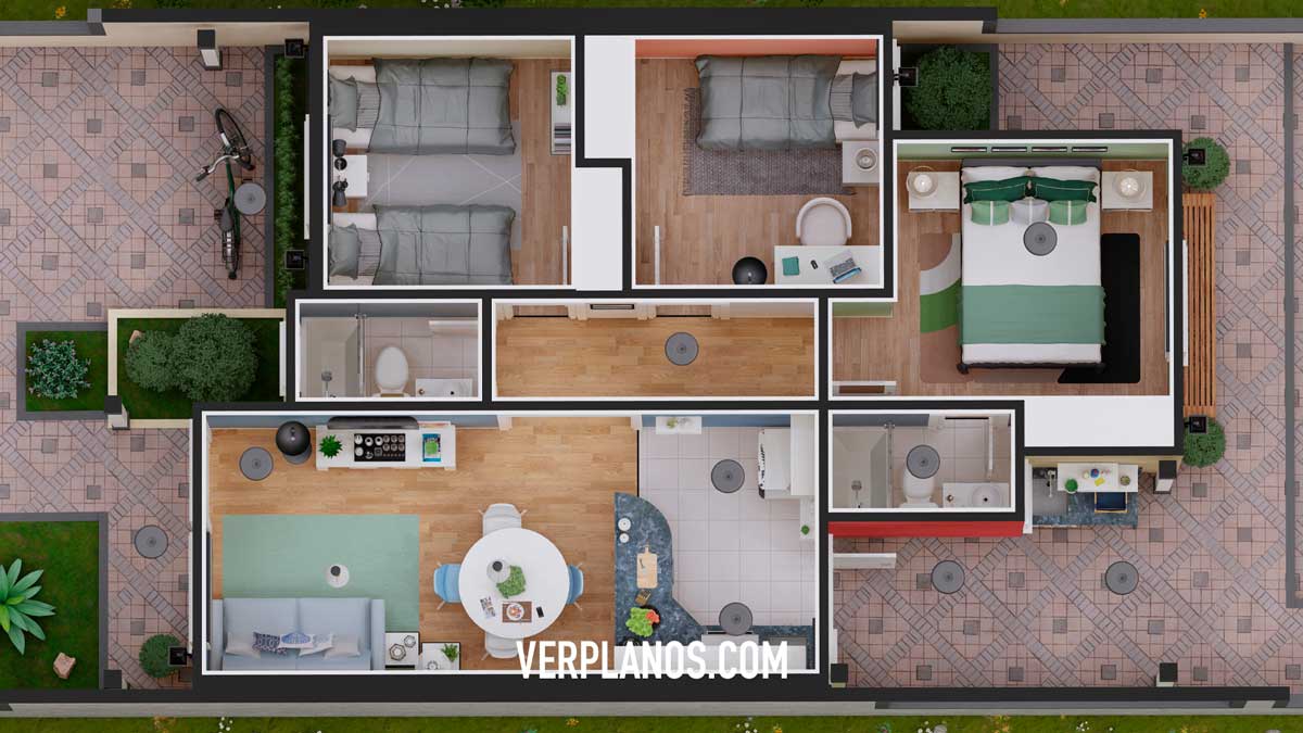 Vista previa de su planta