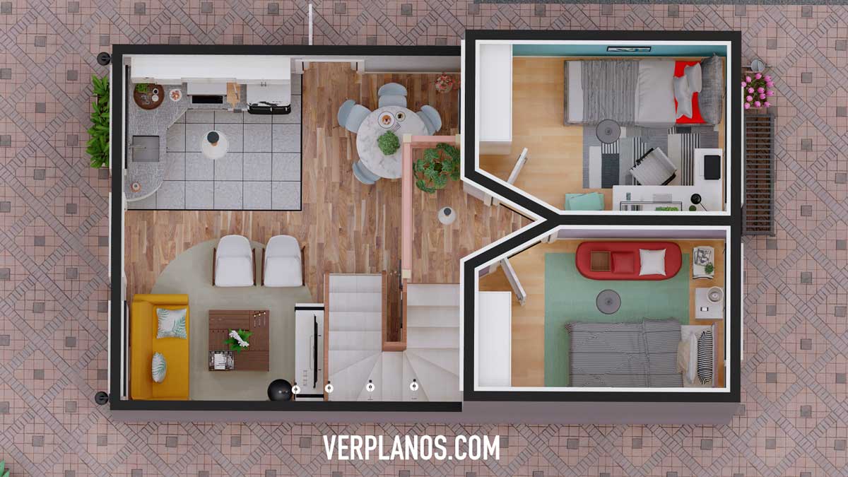 Vista previa segundo piso